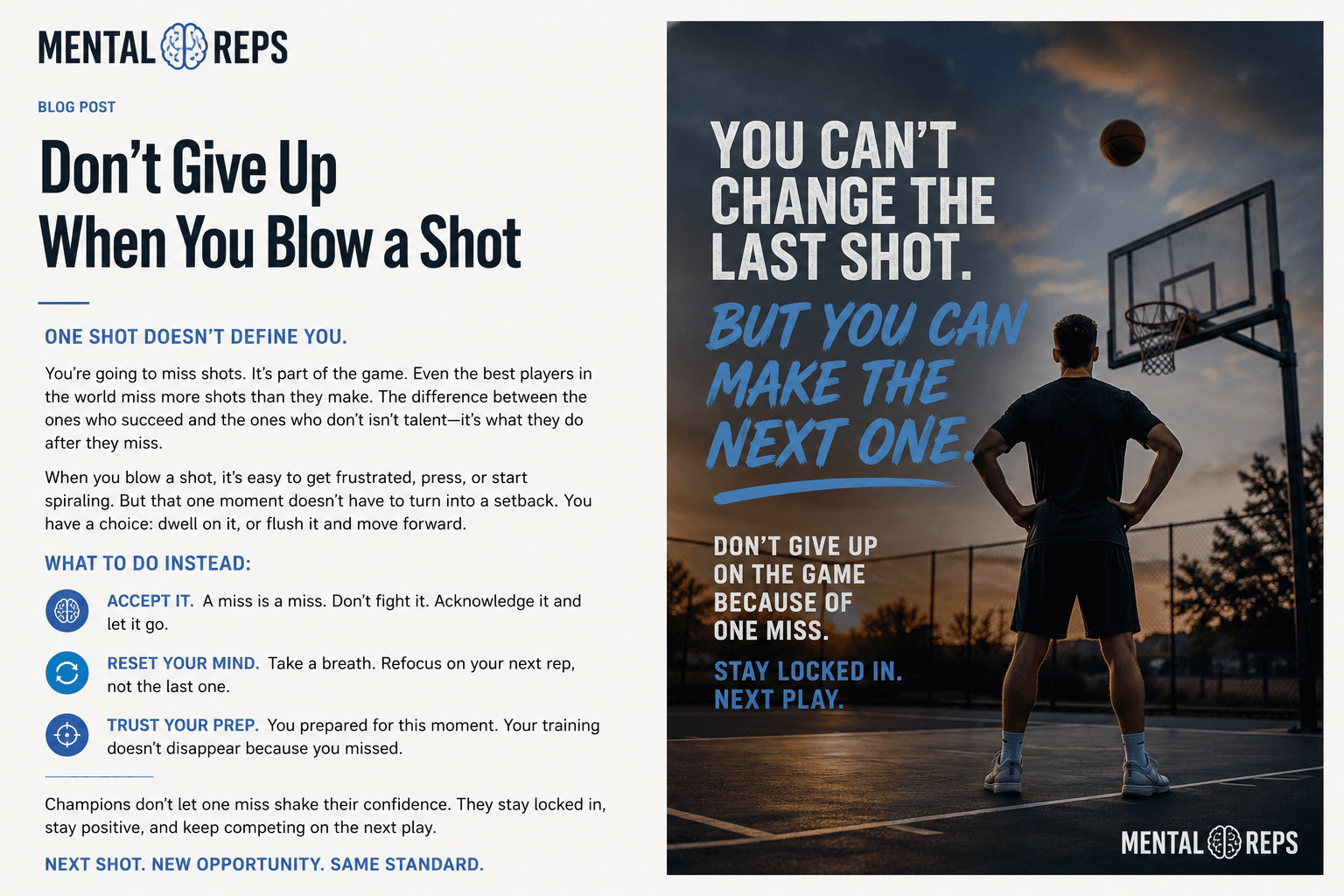 It’s just a shot
